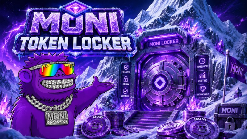 MONI token locker graphic