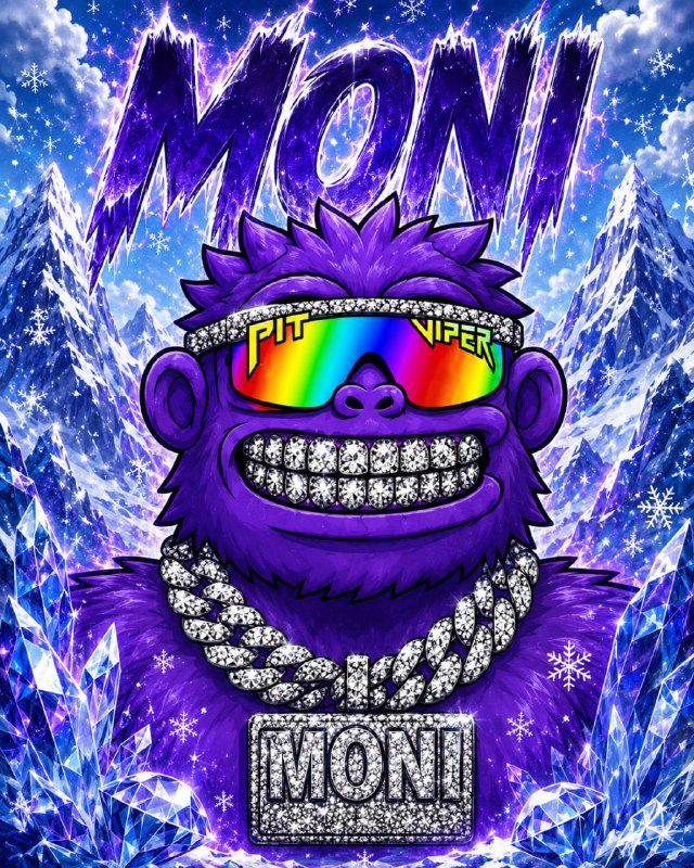 MONI Yeti snow poster