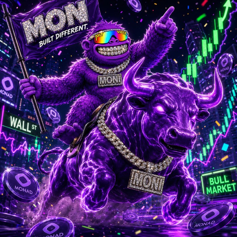 MONI Yeti riding a bull chart